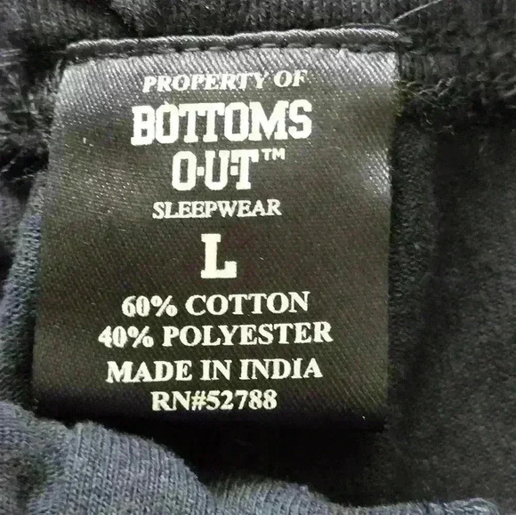 BOTTOMS OUT sleepwear, shorts mens large blue, brand new - Picture 7 of 7